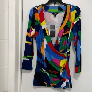 LRL V neck wrap front